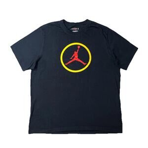 Jordan Standard Fit T-Shirt Mens Tees Jordan Logo Black Size Xl